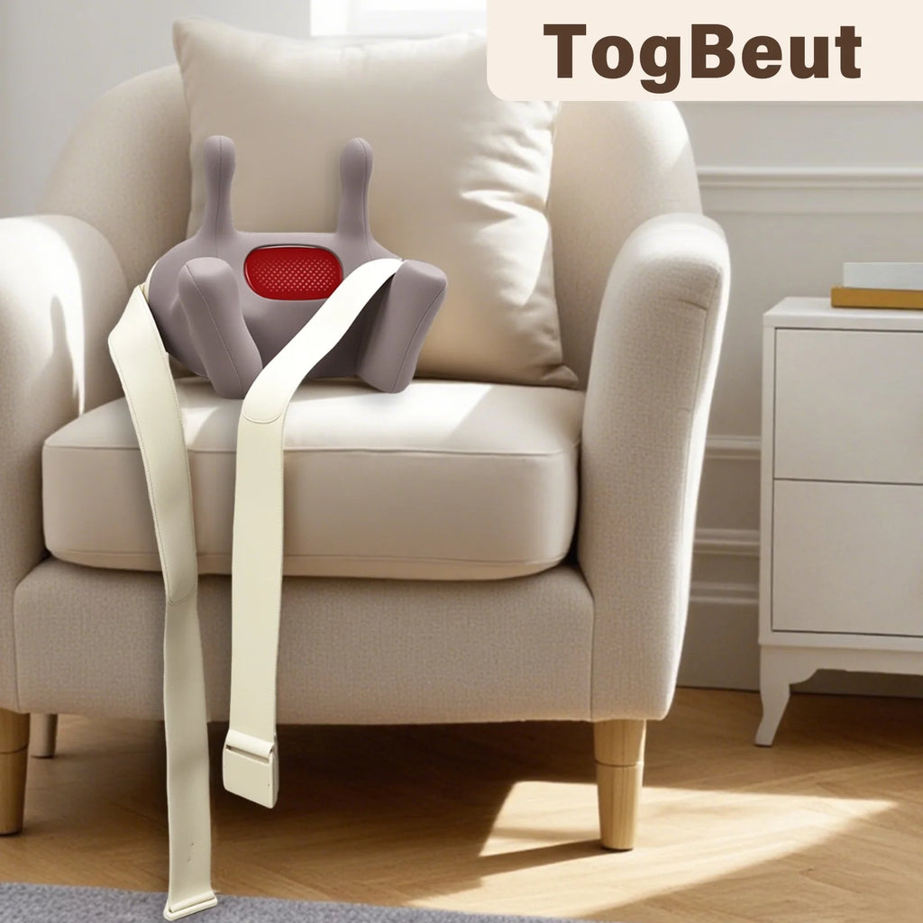 Brushless Neck Massager with Heat, Cordless 4D Professional Neck Massager for Pain Relief Deep Tissue, Ergonomic Kneading Back Shoulder Massagers with 2 Modes/Speeds, Fathers Day Gift