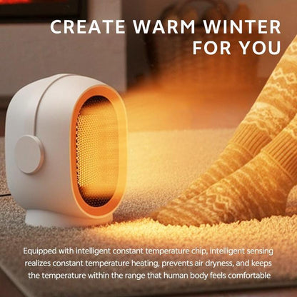 Portable Ceramic Heater with 2-Speed Energy Efficient Indoor Heater with Overheating & Tip over Safety for Home and Office Use