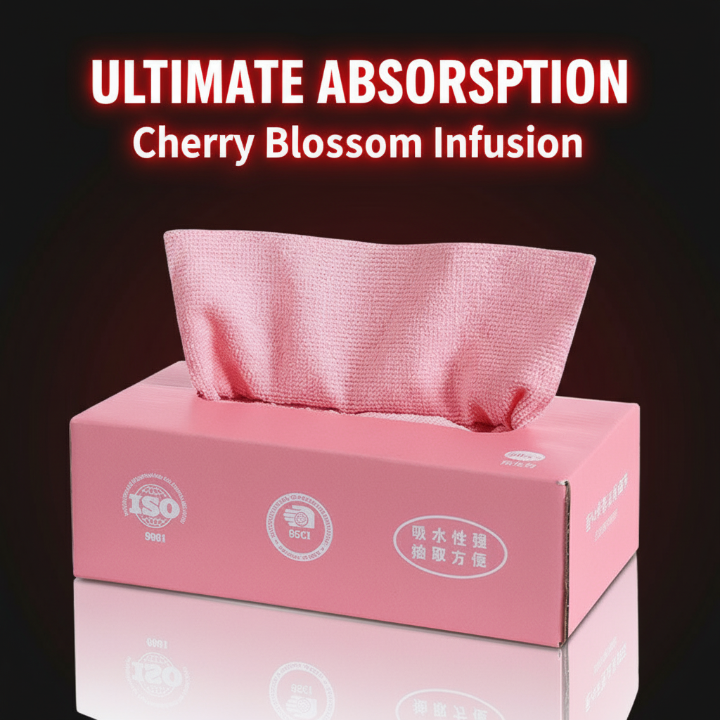 20-Pack Reusable Microfiber Cleaning Towels