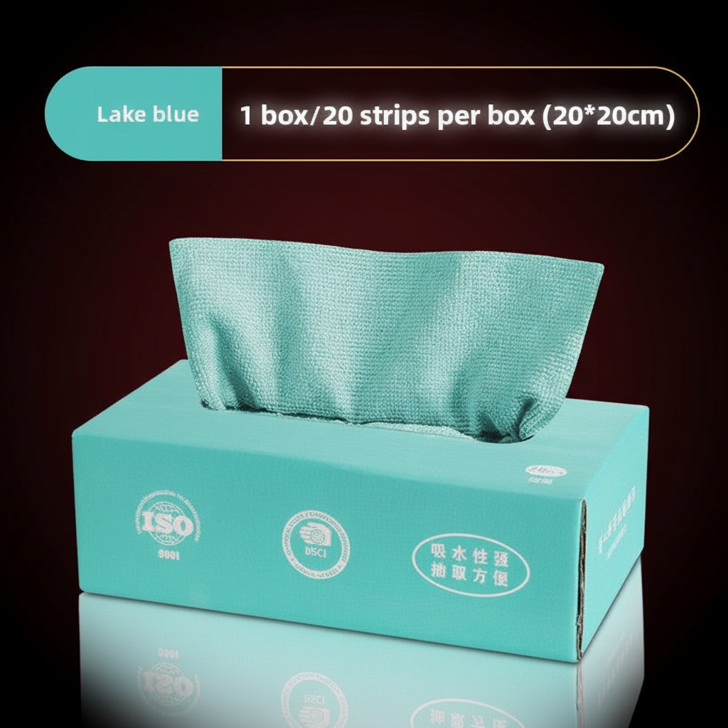 20-Pack Reusable Microfiber Cleaning Towels